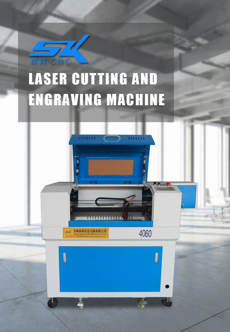 6040 CO2 Laser Engraver Paper Acrylic Wood Sheet Cutting CO2 Laser Cutting Machine