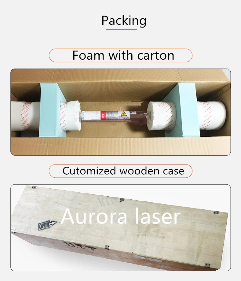 Aurora Laser W6 Reci W Series CO2 Laser Tube for CO2 Laser Engraving Cutting Machine