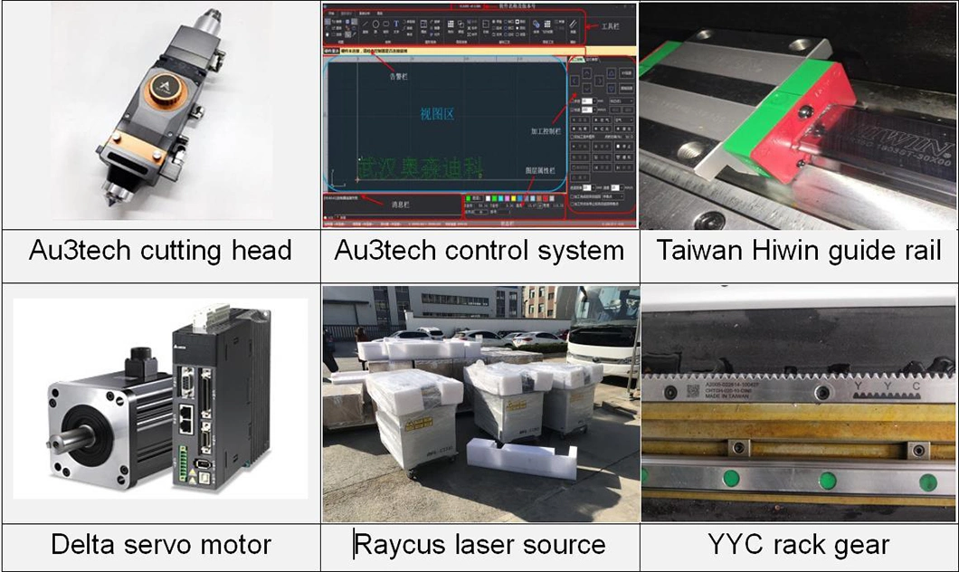 Raycus 1000W CNC Metal Sheet Fiber Laser Cutting Machine for Sale