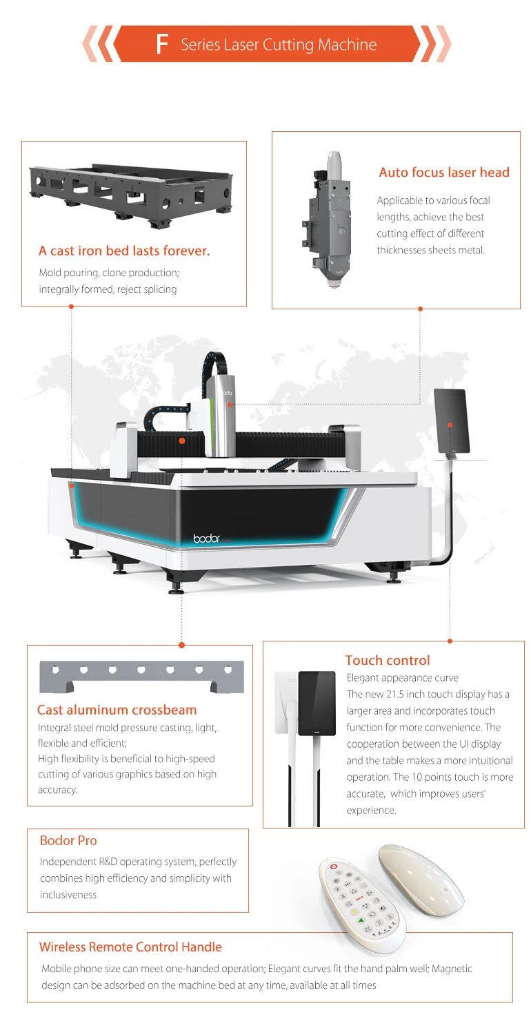 Bodor Laser Metal Sheet Fiber CNC Laser Cutting Machine Price