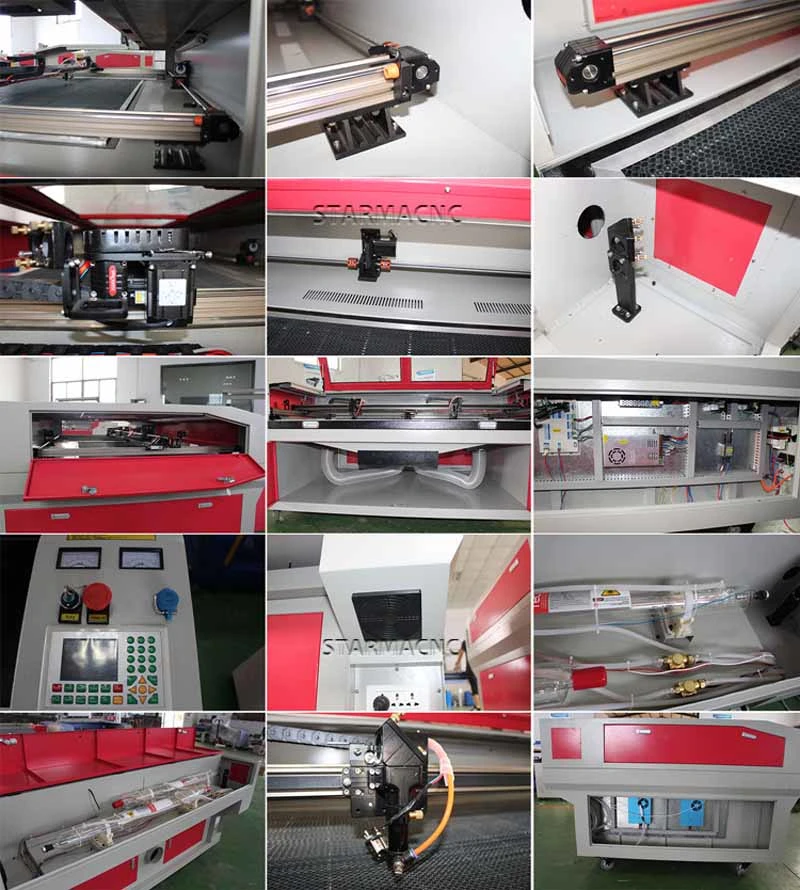 80W 100W 130W 150W 1610 Advertising Industry Wood Double Head CNC CO2 Laser Cutting Machine