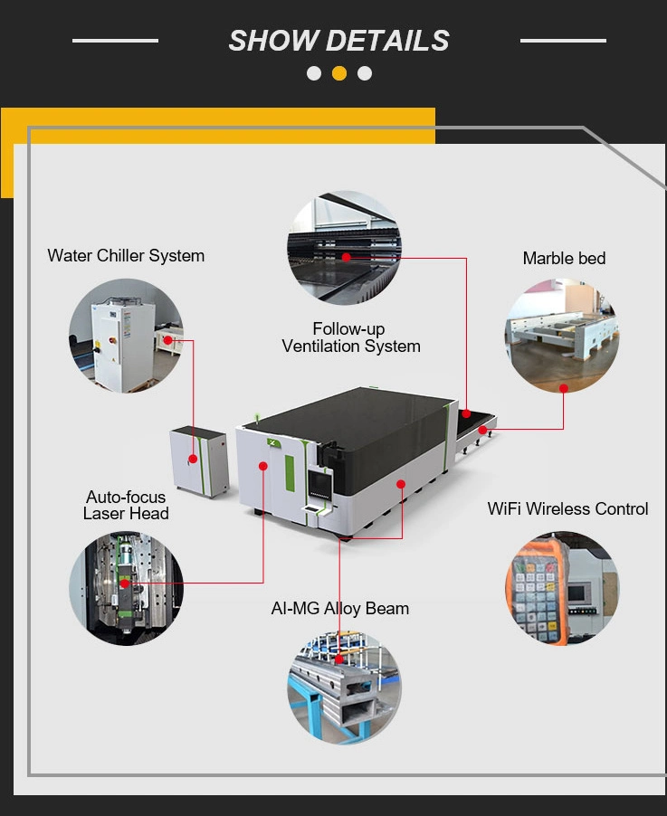 High Precision Fiber Laser Cutting Machine Manufactures Full Protective Cover Fiber Laser Cutting Machine