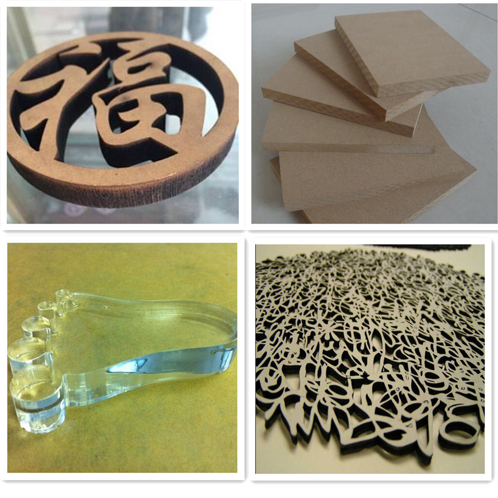 CO2 Laser Engraving Cutting Machine Cut Wood MDF Acrylic Signage Fabric Rowmark Plastic