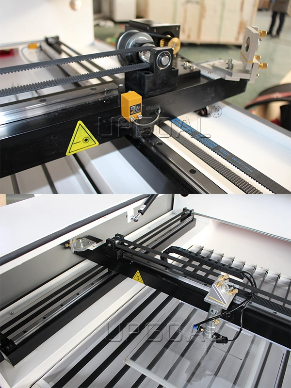 Dual Head Wood Acrylic CO2 Laser Engraving Cutting Machine 1300*900mm