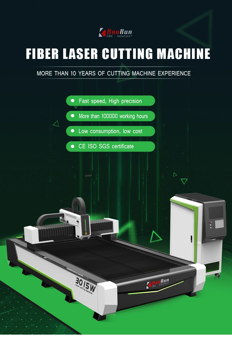 Powerful Speedy CNC Laser Cutting Machinery Tube Pipe Laser Cutter 1530 1000W Aluminum Laser Cutting Machine