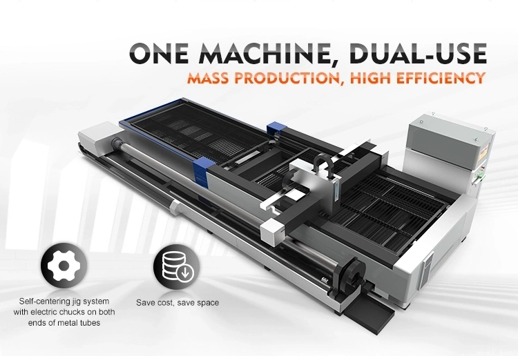 China Factory Price 1kw to 12kw CNC Metal Sheet and Tube Stainless Steel Carbon Steel Aluminium Fiber Laser Cutting Machine