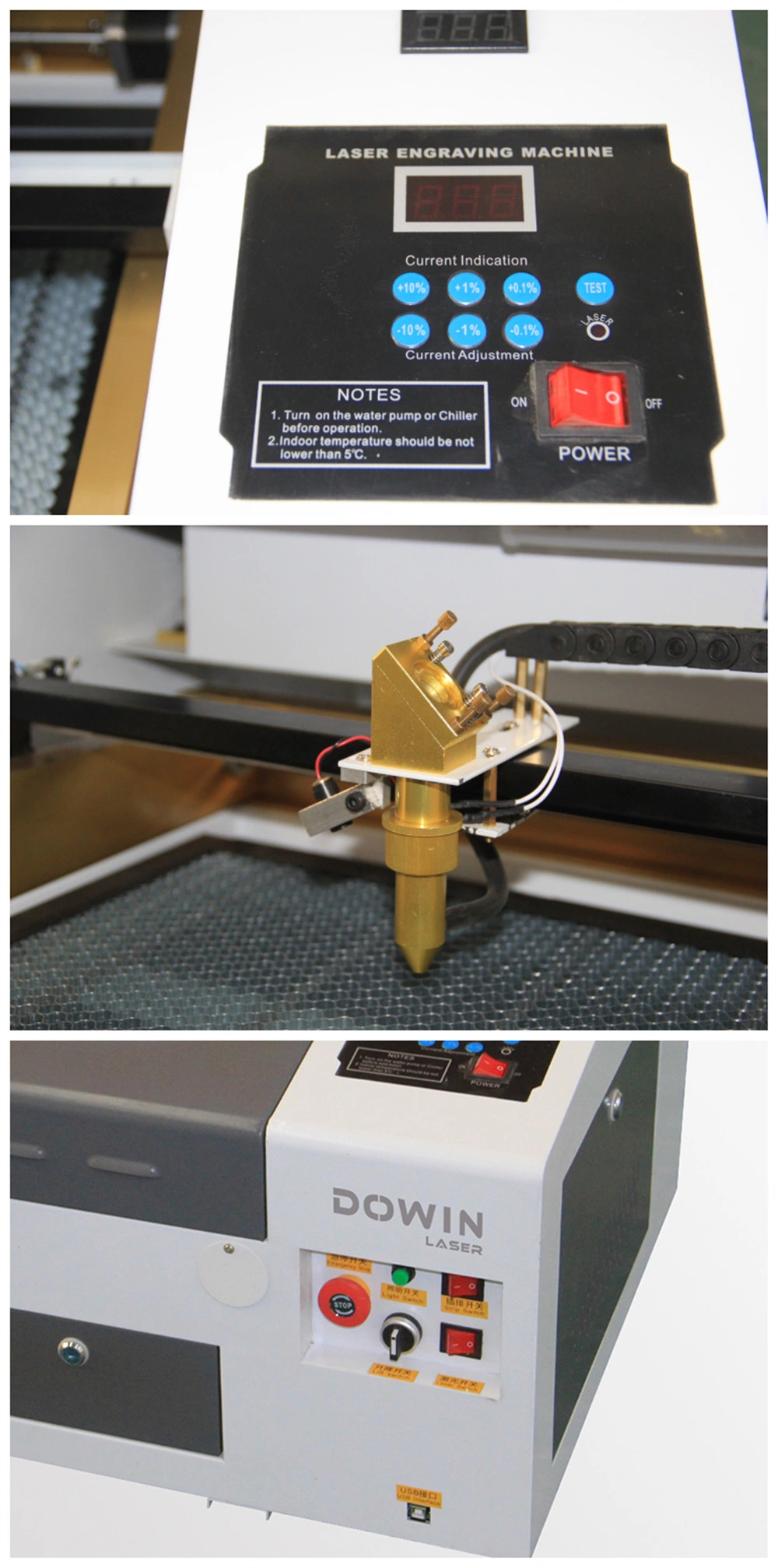 40W 60W Crystal Laser Engraving Machine Leather Paper Wood Acrylic Laser Cutting Machine Price 3040