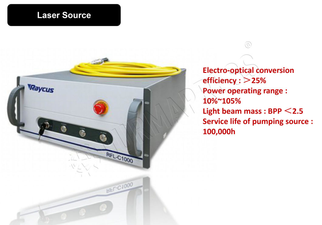 Fiber Metal Laser Cutting Machine for Metal Process Industry