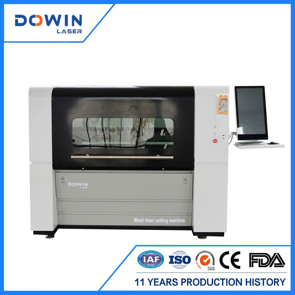 Dowin Lf1390 High Precision Whole Cover Small Fiber Laser Cutting Machine Metal Carbon Steel Copper Cutting