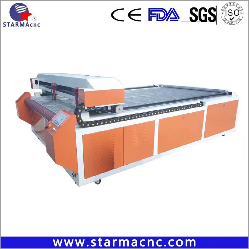 China Professional Leather Cloth Fabric Laser Cutting Machine