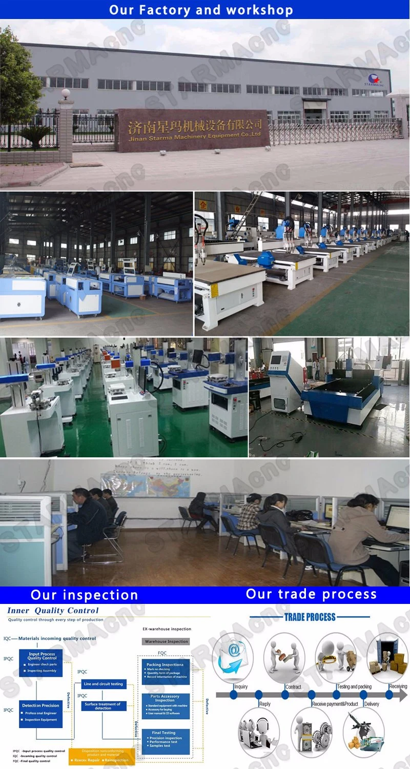Competitive Price Reci Laser Tube Automatic CO2 Laser Cutting Machine 1325 for Sale
