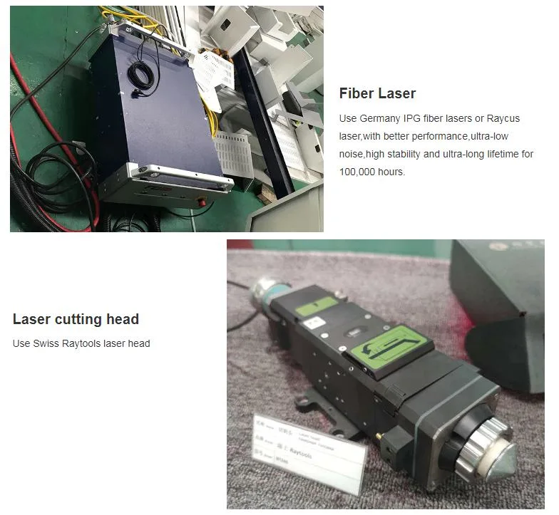 2kw CNC Laser Cutting Machine Fiber for Stainless Steel Cutting
