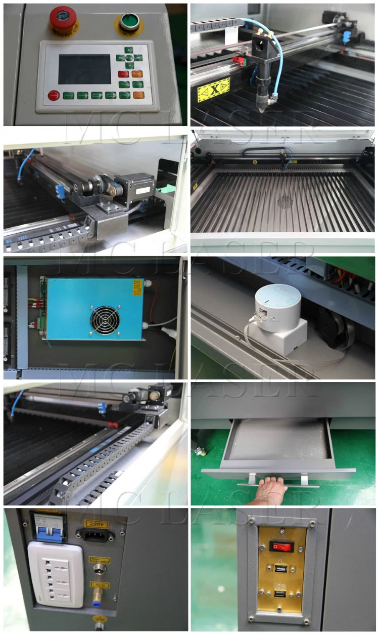 Acrylic MDF Leather Wood Laser Engraving Machine 1390 Laser Cutting Machine