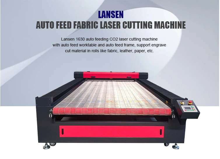 1630 Auto Feeding Fabric Laser Cutting Machine for Cloth Garments Cutter