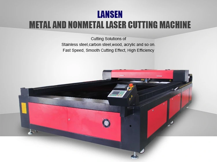 Flatbed 1325 130W CO2 Mixed Laser Cutting Machine for Metal