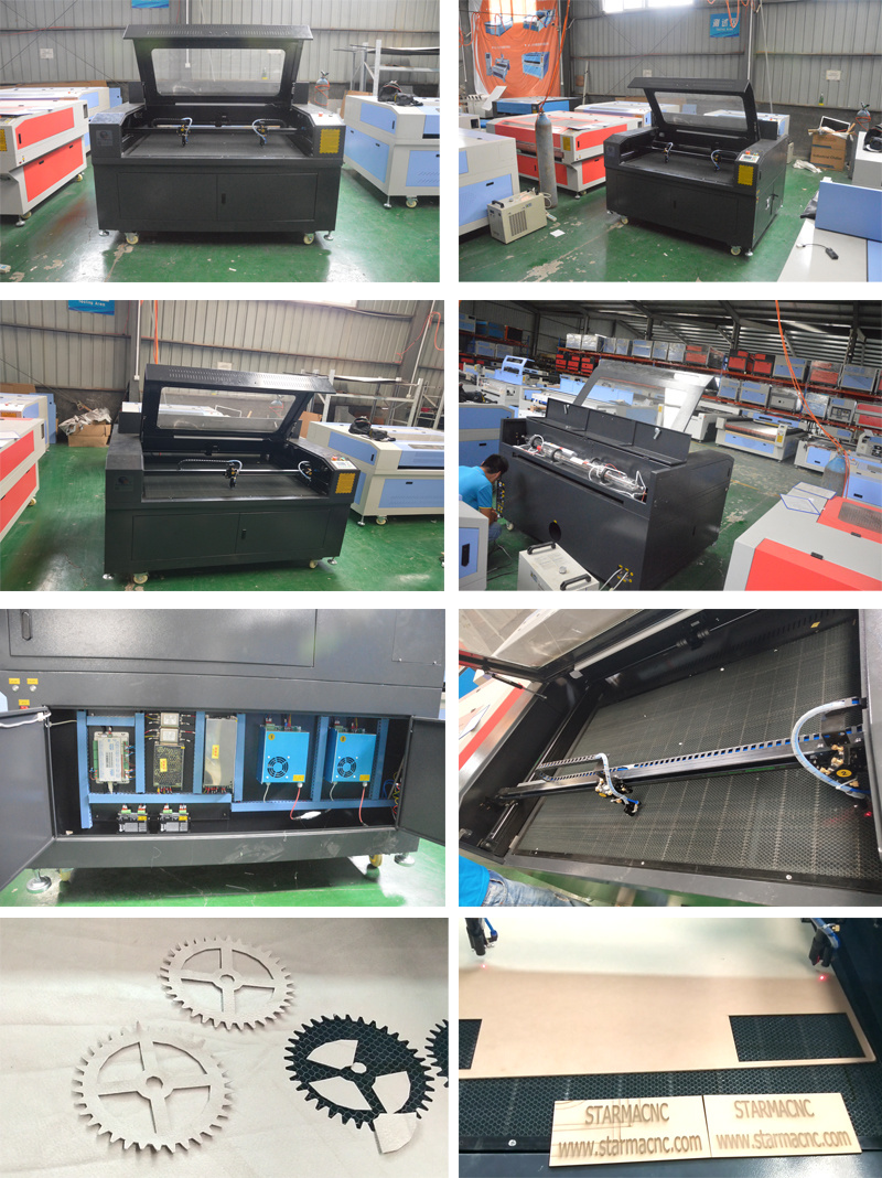 Jinan Factory Manufacture CNC CO2 Laser Cutting Machine 1300*900mm
