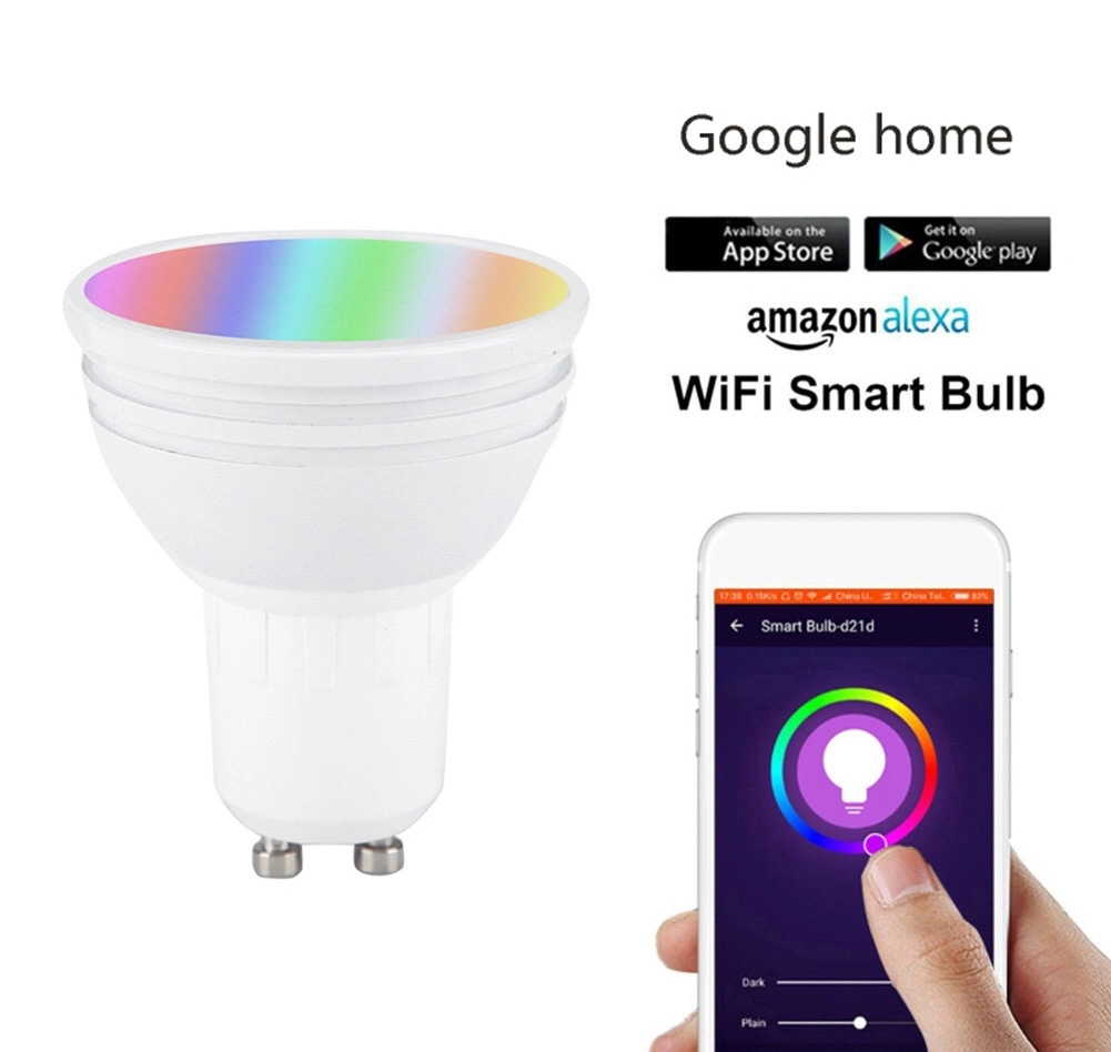 SMD 5730 Smart Bulb MR16 5W 480 Lumen WiFi RGB LED Bulb