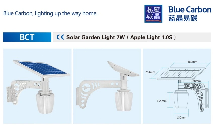 Solar Garden Light Outside Home Use 7W LED Light