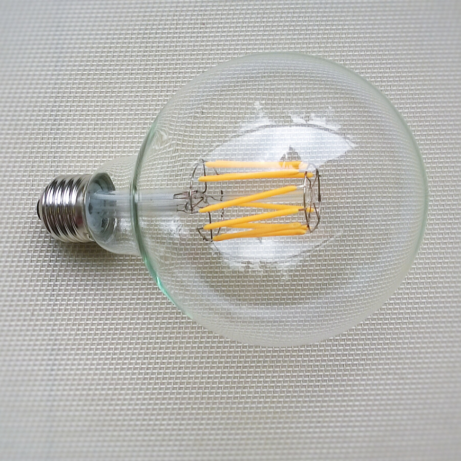 2017 Newest Design Edison LED Filament Bulb, LED G125 4W 6W 8W Dimmable LED Light Bulb