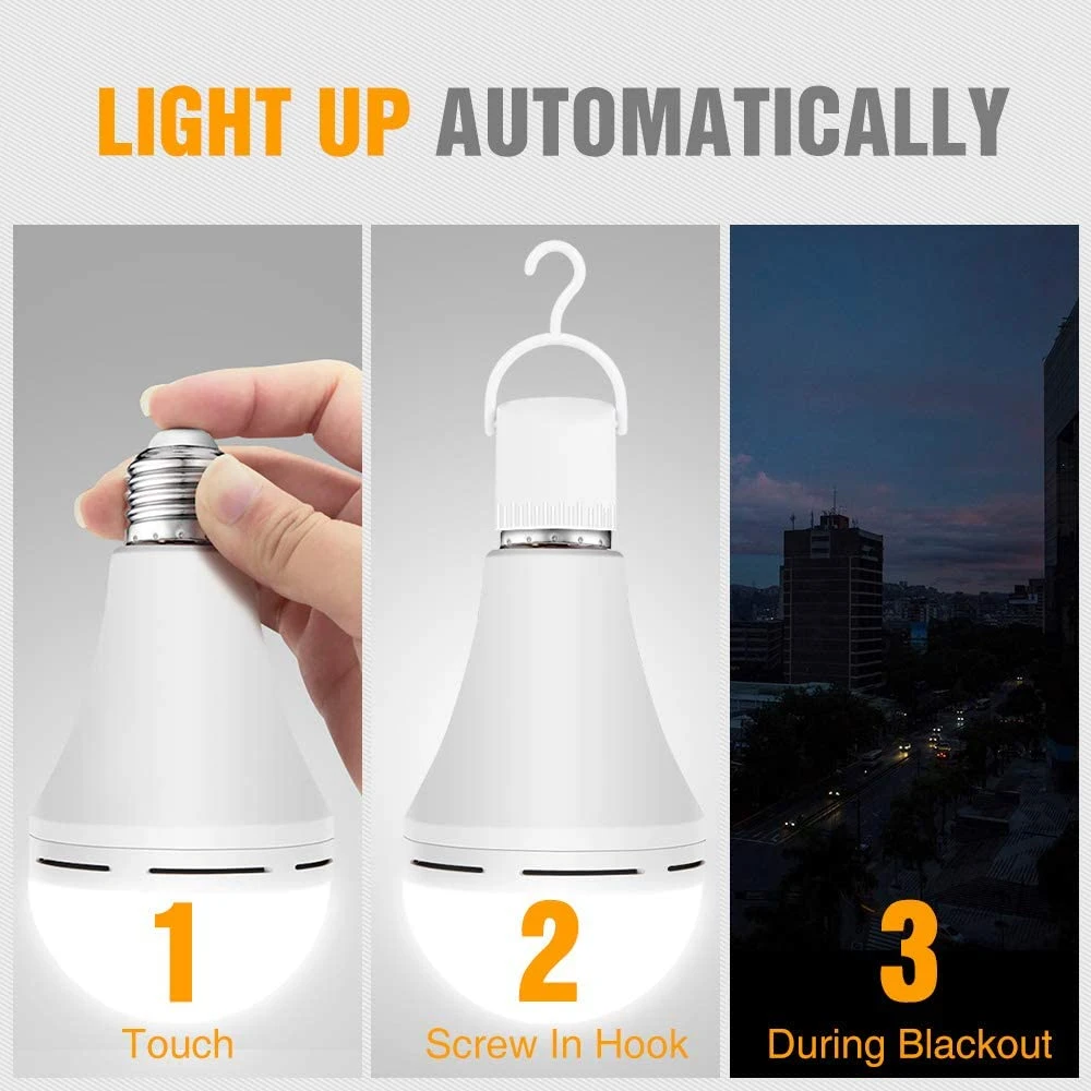 B22 Rechargeable LED Bulb Light