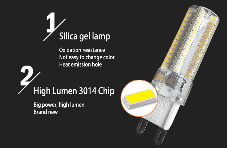 120V 220V Silicon Capsule Lamps 5W G9 LED Bulb