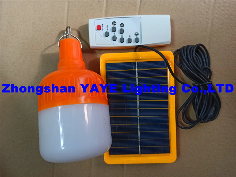 Yaye 18 Hot Sell Good Price 10W/20W/30W SMD Solar LED Bulb with USB Charger and Remote Control
