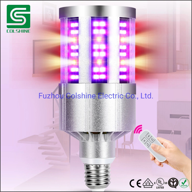 UV Disinfection Lamp E26/E27 UVC LED Corn Light Bulb UVA Sterilization Bulb