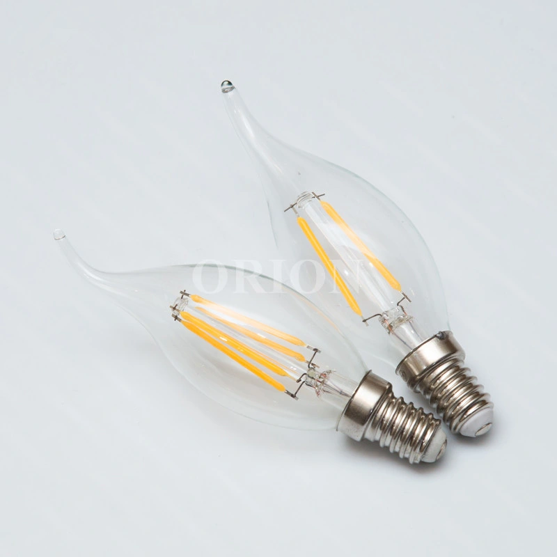 Indoor Lighting Glass Bulb Dimmable E14 G45 4W LED Filament Bulb E27 LED Bulb
