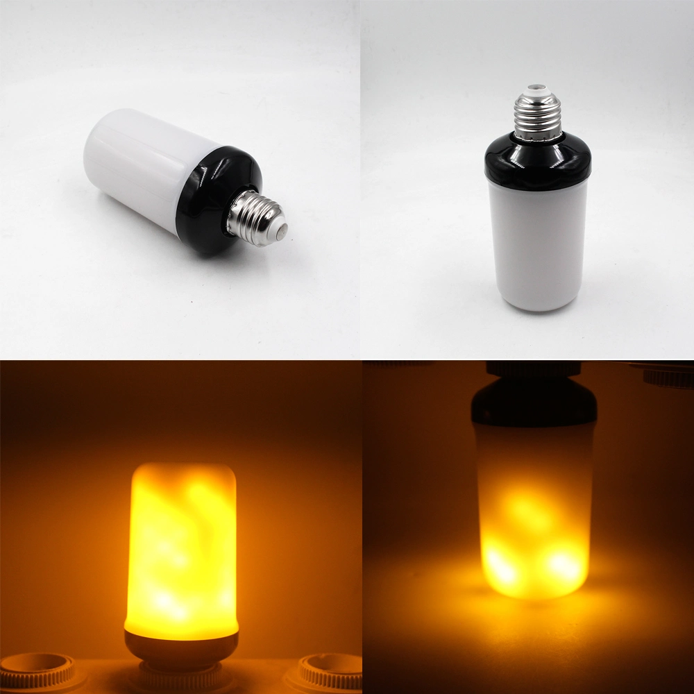 Model 7W E14 E27 E26 Bulb Flame Effect Fire Light Bulbs Flickering Emulation Decor LED Light