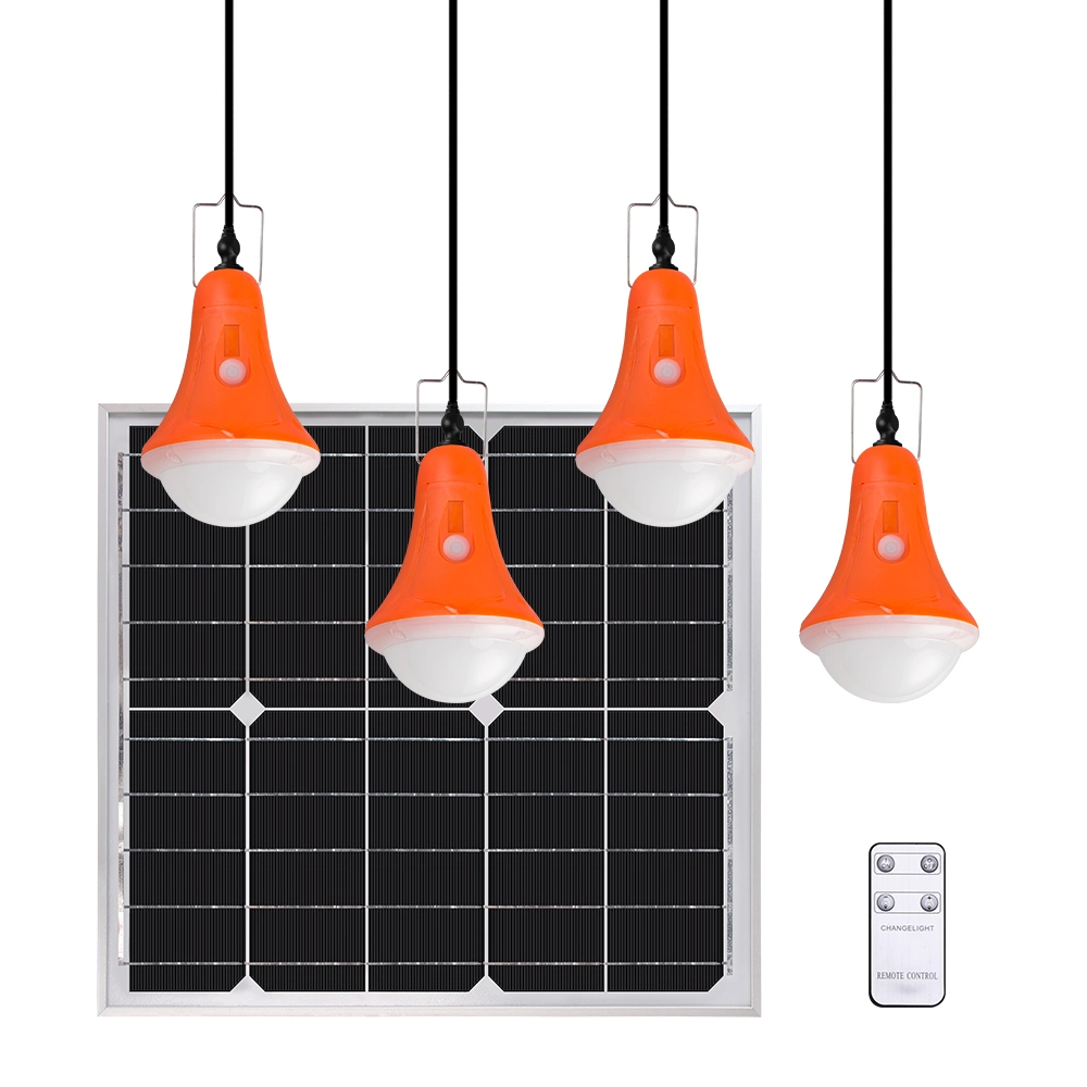 New Portable 5W 10W Solar System Solar Power Light with LED Bulbs for Home Power