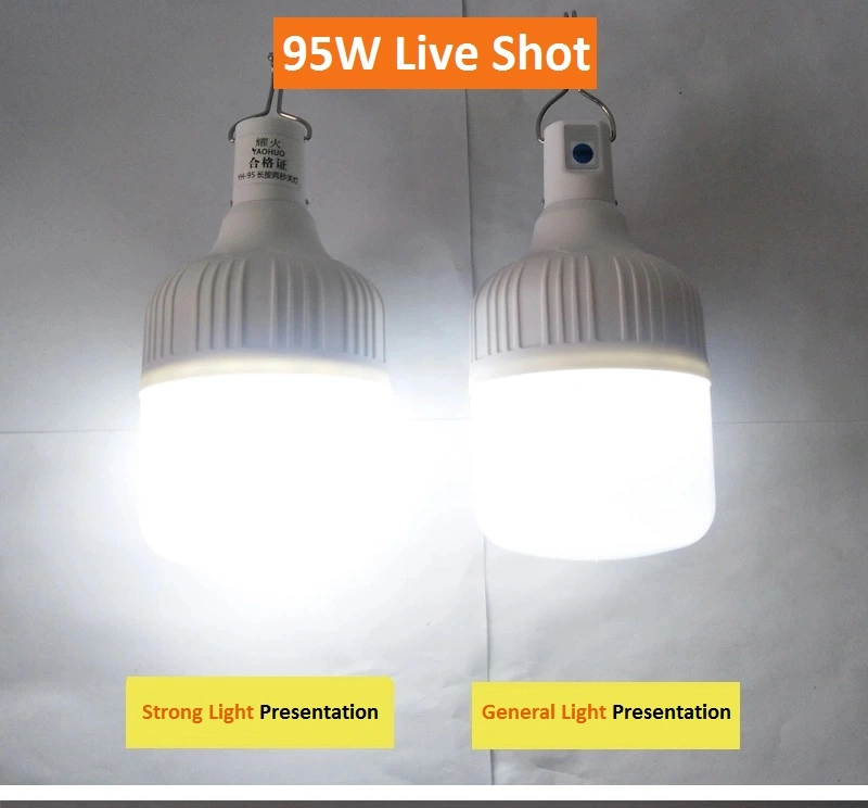 Third Gear Dimming Charging LED Bulb Lamp Emergency Light