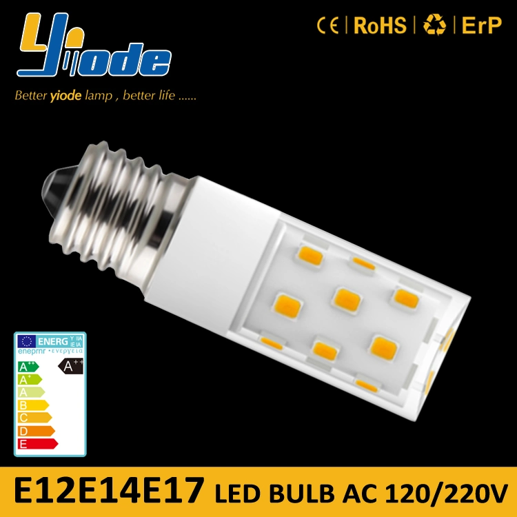 E12 2835SMD 21LED 4W 220V 120V Capsule LED Bulb