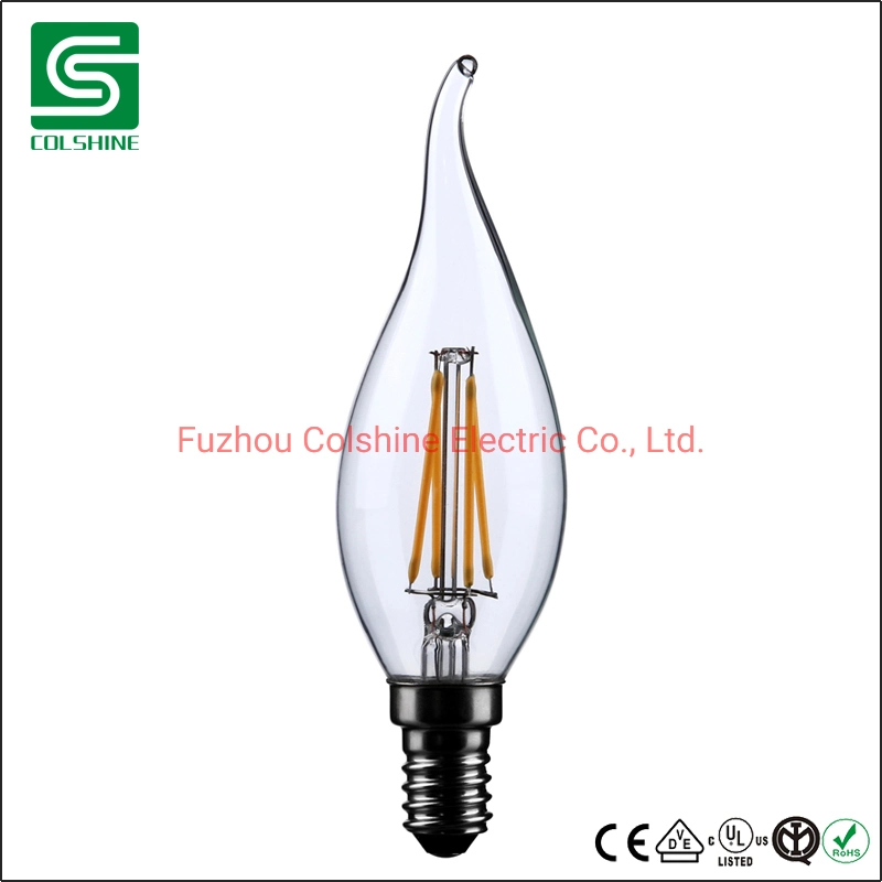 E14 LED Filament Bulb 2W 4W 6W 8W Clear LED Bulb