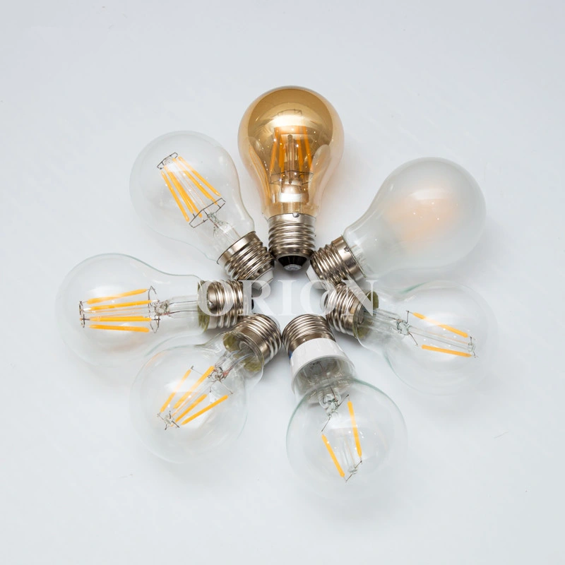 Vintage LED Filament Bulb A19 8W LED Light Bulb E26 Base Clear Soft White 3000K LED Edison Bulb 80W Equivalent