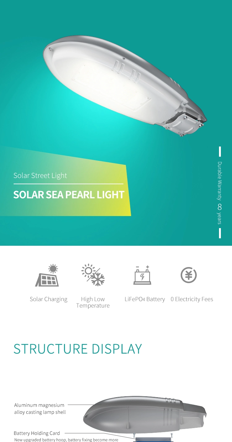 Outdoor High Efficiency Renewable Energy Solar Powered LED Solar Street Light Solar Lamp Solar Bulb