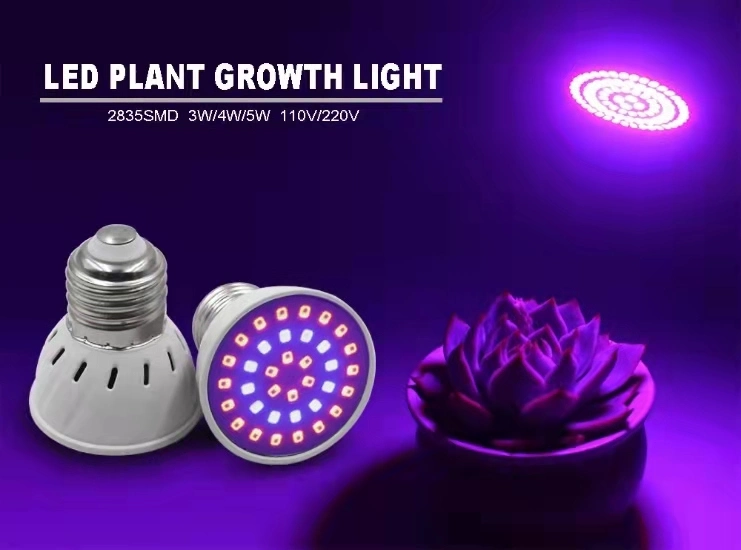 LED Grow Bulb E27 E14 MR16 GU10 220V Full Spectrum LED Plant Hydroponic Growth Light