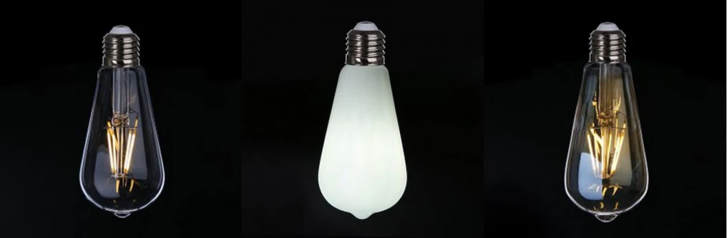 Decoration LED Bulb RGB Light St64 Edison Filament LED E27 Bulb Light Lamp