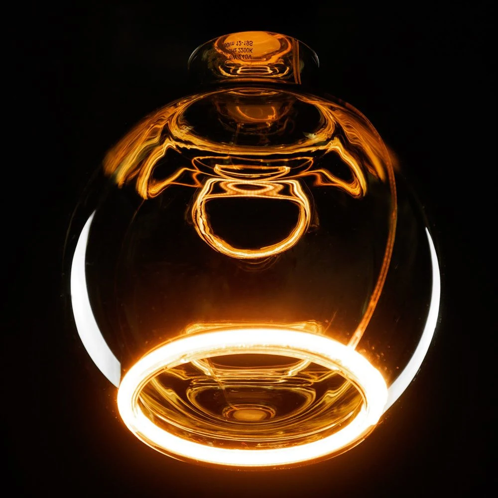 Decorative LED Floating Globe 95 LED Filament Bulb with 6W 360lm Clear Glass