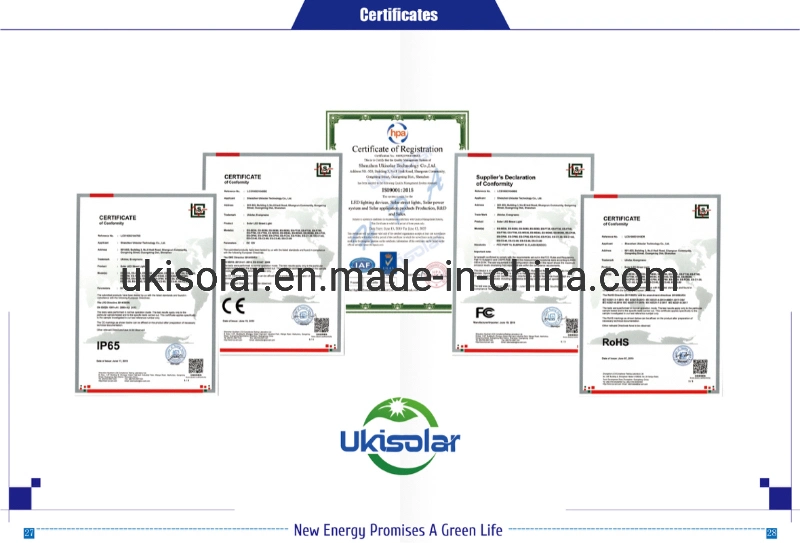 Ukisolar LED Bulbs/USB Solar Home Energy Lighting System Kit Light