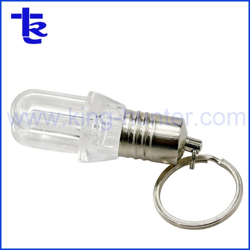 Mini Acrylic Light Bulb Keychain LED Bulb USB Flash Stick