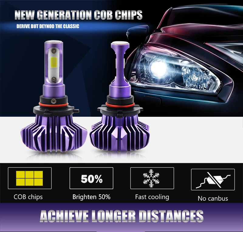 Best Selling Super Bright H4 H7 9005 9006 Auto LED Light Bulbs LED Headlight Kit