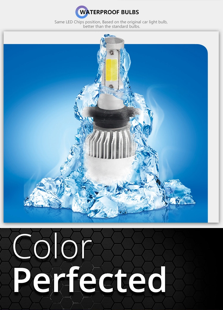 LED Headlight H7 8000 Lumen S2 Dual Color H8 H11 9004 H4 LED Head Light Bulbs