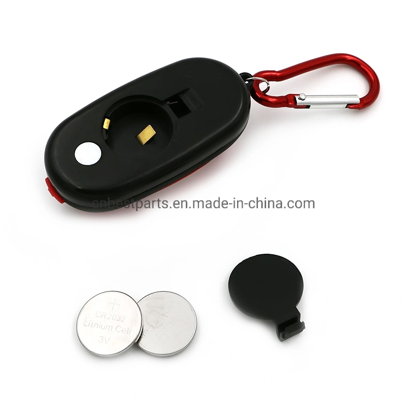 Mini LED Flashlight Key Ring Mini COB LED Flashlight with Carabiner Torch Flash