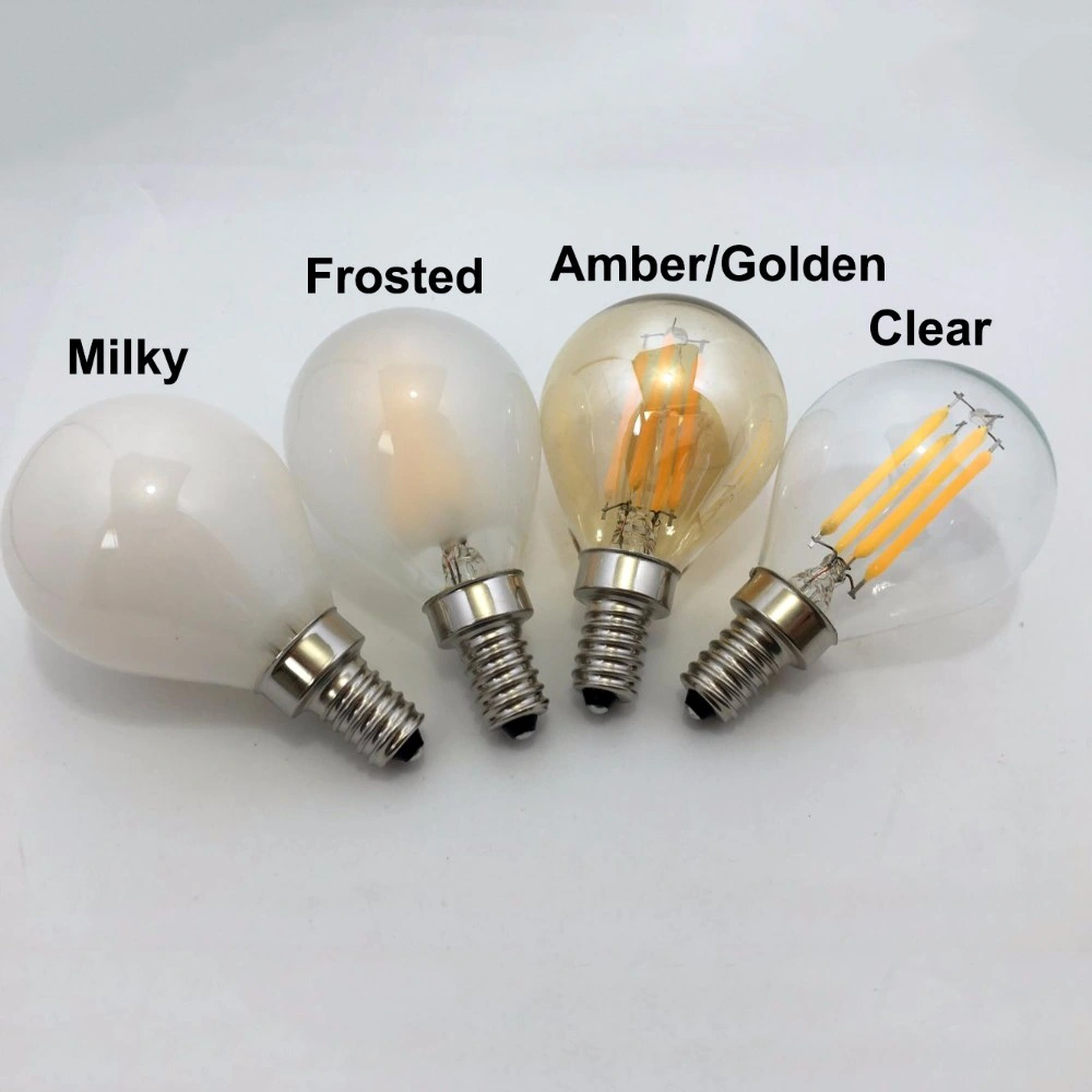 G45 LED Filament Bulb Lamp Light 6W Clear Glass Edison Bulb with Ce RoHS