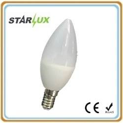 LED Light Bulb C37 LED Lamp Candle Bulb 3W, 5W, 6W, E14 Warm Color/Cool Color
