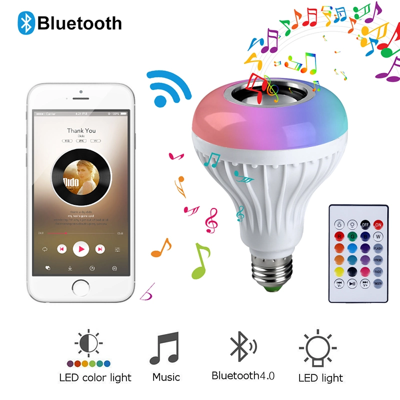 Smart LED Bluetooth Music Bulb LED Light Bulb RGB LED Bulb Lamp E27 LED Bulb Light Neon Lamps & Neon Lights LED Spot Light Dimmable LED Bulbs E27 & LED GU10