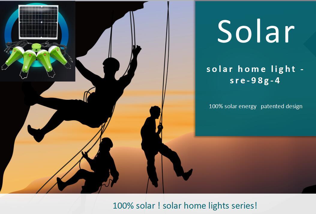 Solar LED Light Solar Home Bulb Solar Lighting System 20W 25W 30W Portable Solar Light