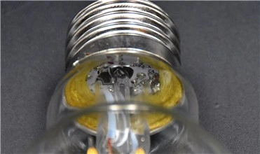 6W Clear Glass A60 E27 Linear IC Driver LED Filament Bulb Decorative Bulb