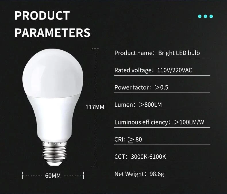 WiFi Smart LED Bulb 7W 9W 680lm E27 E26 Smart Bulbs with Alexa and Google Home