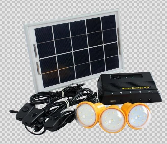 Portable LED Bulb/LED Bulb Light/USB Solar Energy Home Lighting System with Mobile Phone Chargers